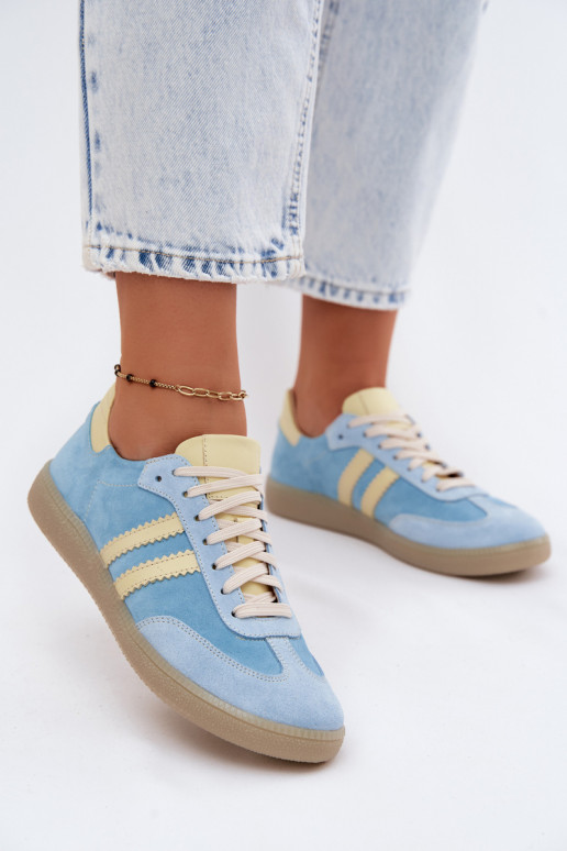 Zazoo N1068 seemisnakhsed Sellel ondal Sneakers tüüpi jalanõud Pealiste omad helesinist värvi