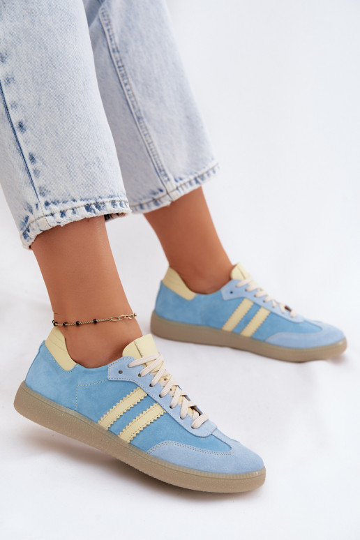 Zazoo N1068 seemisnakhsed Sellel ondal Sneakers tüüpi jalanõud Pealiste omad helesinist värvi