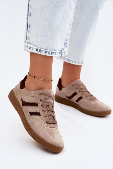 Pealhk seemisnakhsed Sneakers tüüpi jalanõud Pealiste omad Zazoo N1176S2 beeži värvi 2