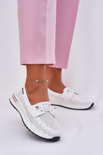 Pealhk jalatsid Pealiste omad platvormiga valget värvi Violeth 2