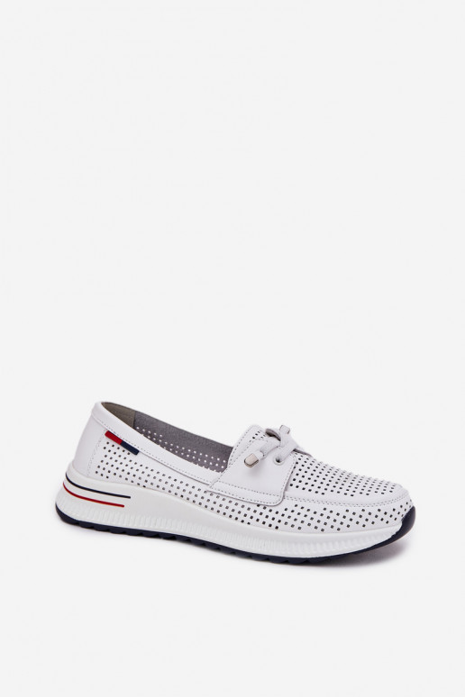 Pealhk jalatsid Pealiste omad platvormiga valget värvi Violeth