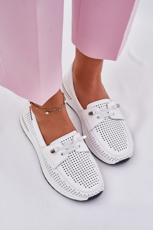 Pealhk jalatsid Pealiste omad platvormiga valget värvi Violeth