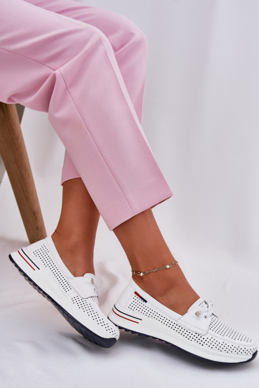 Pealhk jalatsid Pealiste omad platvormiga valget värvi Violeth