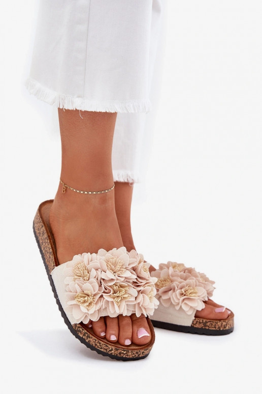 naiste plätud Korgitalla peal Koos Ornatei Lillkami beeži värvi Seleneza