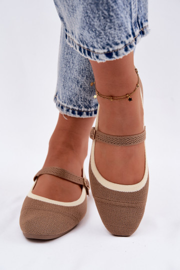 sileda tallaga BaleriinadVõrkgo Sellel onterjalu pruunid värvi Zelisa 2