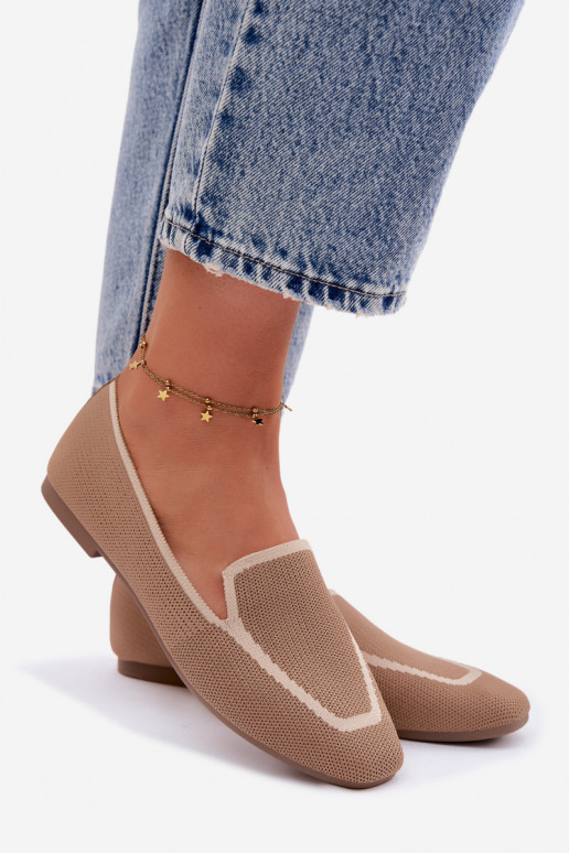 Mokassiinid sileda tallaga pruunid värvi Selisa