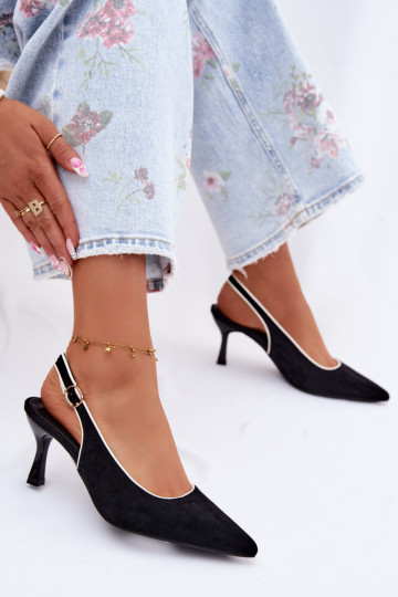 Pealistesandaalid kõrge jämeda kontsagaLamósisseką msuud Relmira