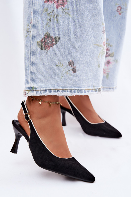 Pealistesandaalid kõrge jämeda kontsagaLamósisseką msuud Relmira