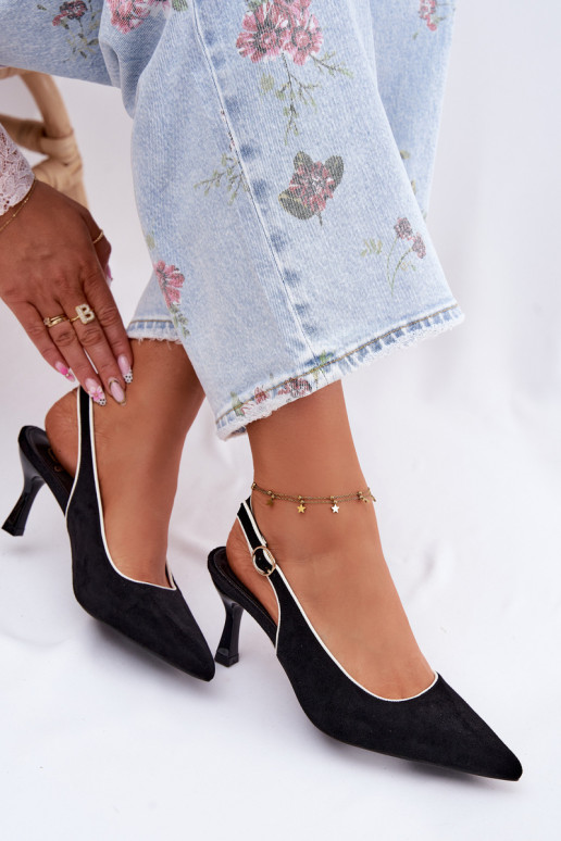 Pealistesandaalid kõrge jämeda kontsagaLamósisseką msuud Relmira