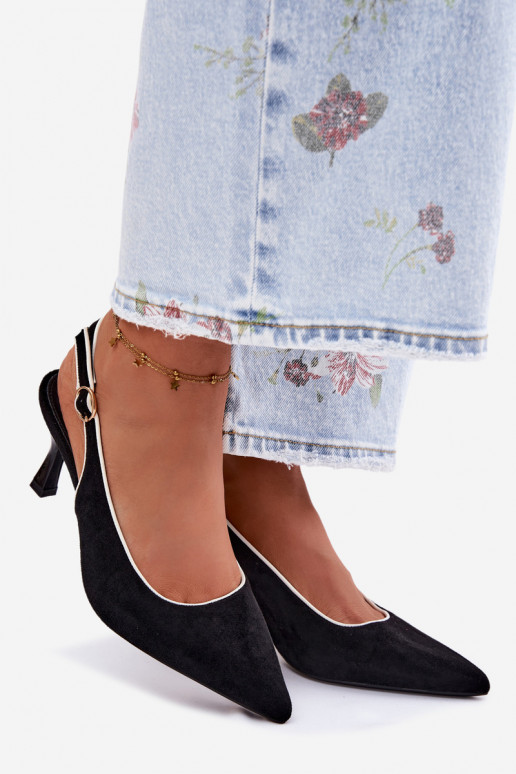 Pealistesandaalid kõrge jämeda kontsagaLamósisseką msuud Relmira