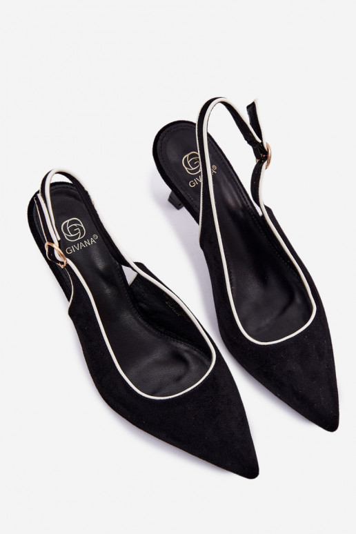 Pealistesandaalid kõrge jämeda kontsagaLamósisseką msuud Relmira