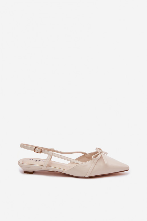 PealistesandaalidImitacji Skóry Sellel ondala kontsaga Elevandiluu värvi Jelmera