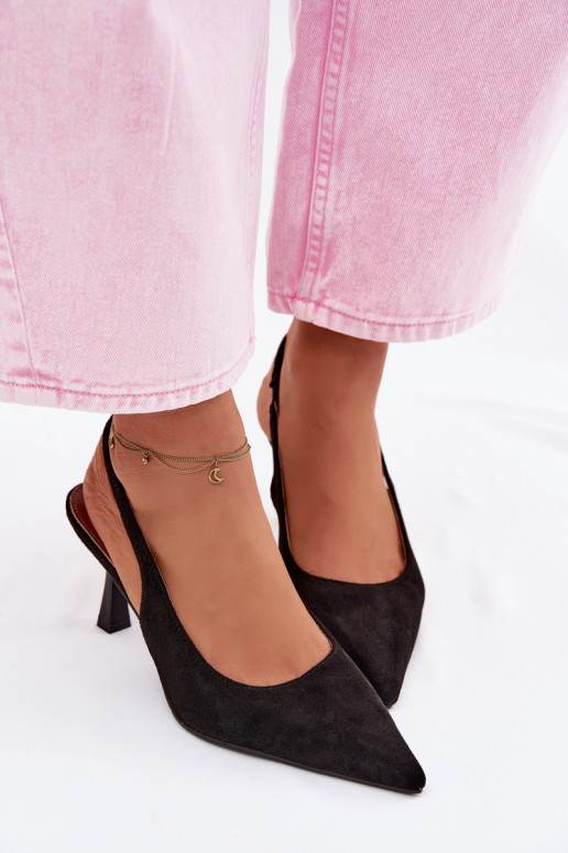 Pealistesandaalid kõrge jämeda kontsagaImitacji seemisnakhsedu msuud Saria