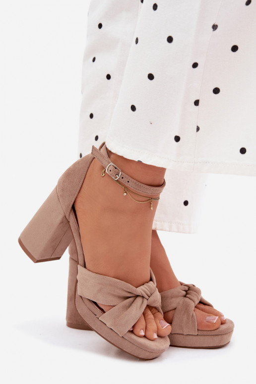 PealistesandaalidImitacji seemisnakhsedu beeži värvi Rosetta