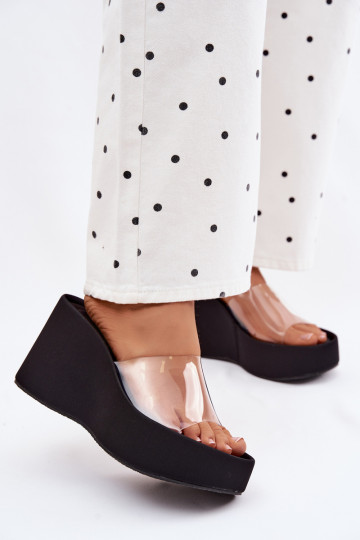 naiste plätud platvormigaTransparentnym Triibudem msuud Zolretia