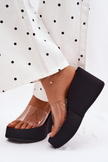 naiste plätud platvormigaTransparentnym Triibudem msuud Zolretia 2