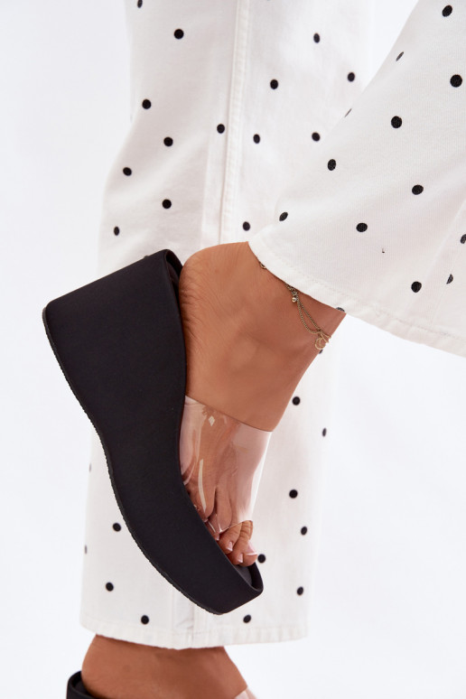 naiste plätud platvormigaTransparentnym Triibudem msuud Zolretia