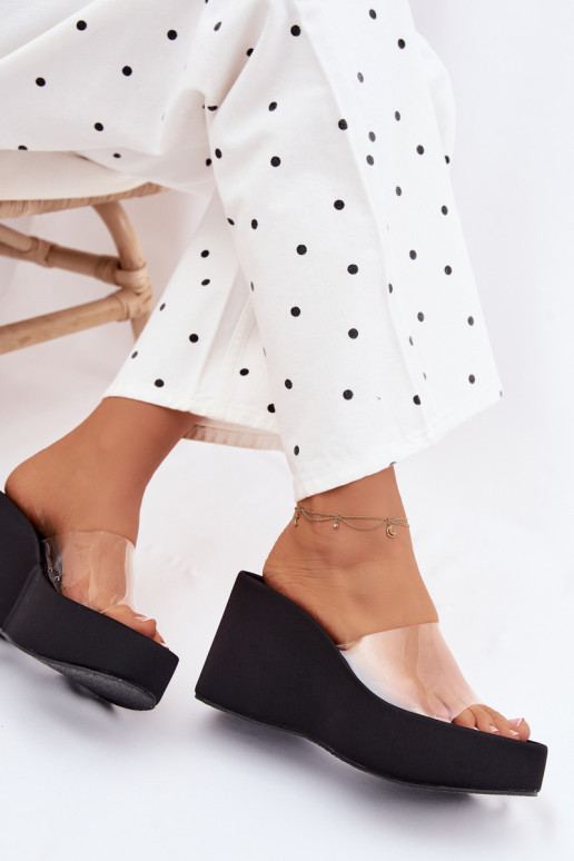 naiste plätud platvormigaTransparentnym Triibudem msuud Zolretia