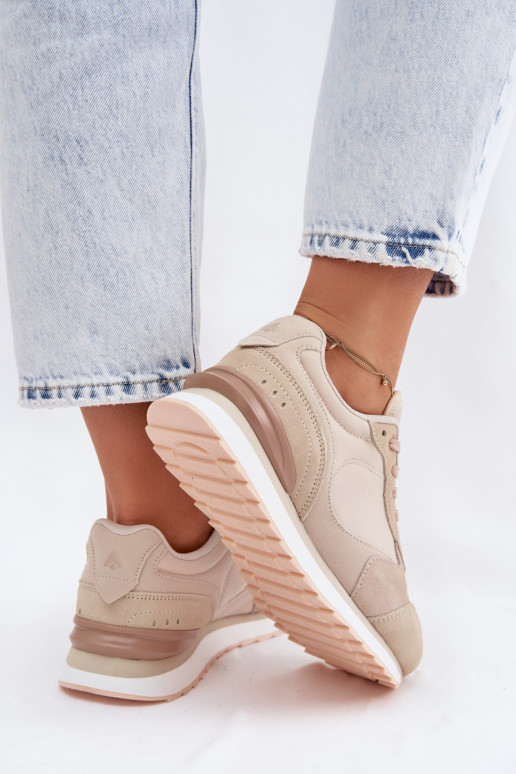 seemisnakhsed Sneakers tüüpi jalanõud Pealiste omad McArthur MA2512IN beeži värvi