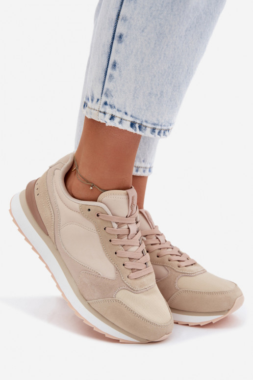 seemisnakhsed Sneakers tüüpi jalanõud Pealiste omad McArthur MA2512IN beeži värvi