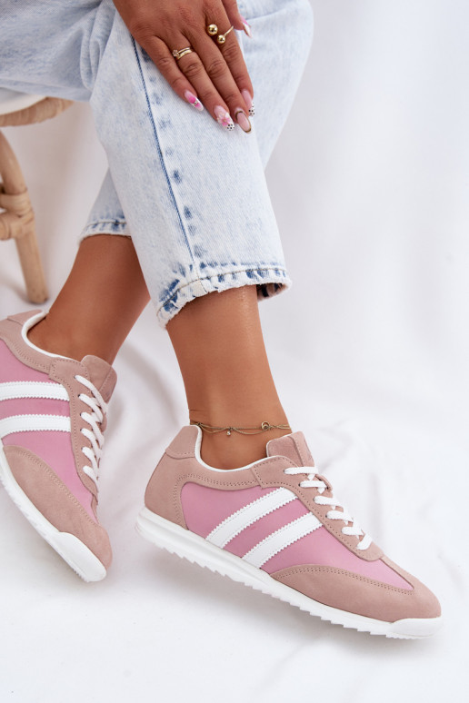 seemisnakhsed Sneakers tüüpi jalanõud spordijalatsid Pealiste omad McArthur MA258IN Tumeroosad värvi