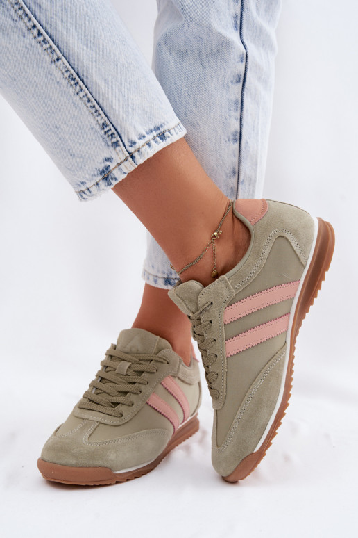 seemisnakhsed Sneakers tüüpi jalanõud spordijalatsid Pealiste omad McArthur MA258IN Rohelist värvi