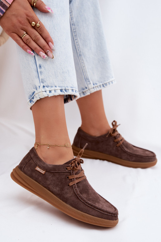 jalatsidPealturalnego seemisnakhsedu Vinceza 95391 pruunid värvi