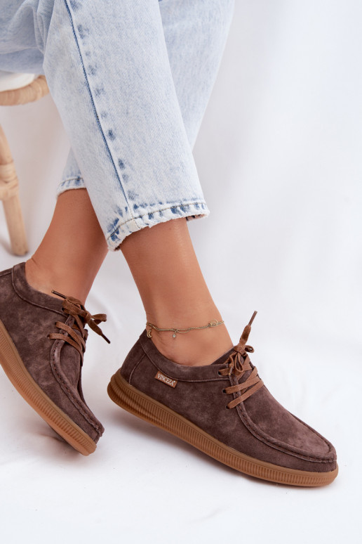 jalatsidPealturalnego seemisnakhsedu Vinceza 95391 pruunid värvi