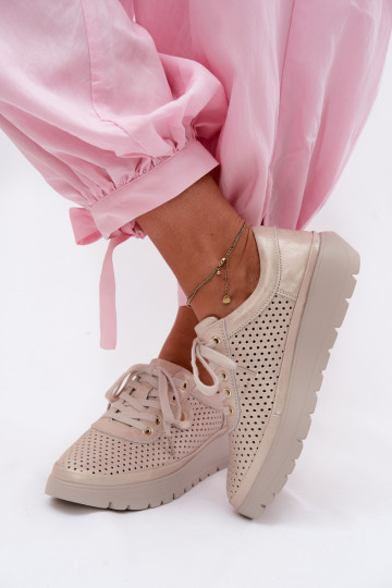 Pealhk Ažuurne jalatsid Pealiste omad Vinceza 79629 Kuldset värvi 2