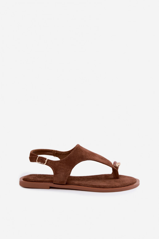 Kuldne lamed jalats faux suede detailidega pruunis Jelviane