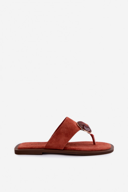 Koori lamed sussid faux suede ornamentidega Selvessa