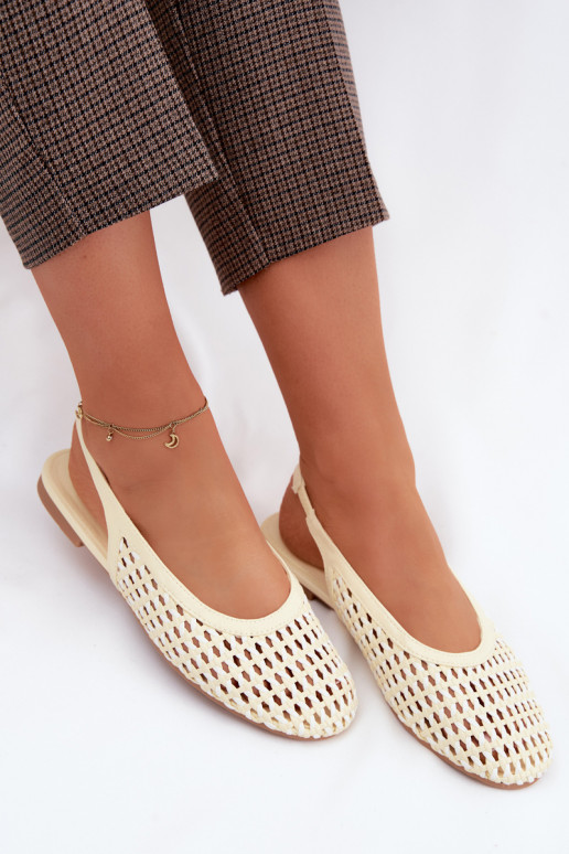 Pealistesandaalid Braidist Kollased Selviora