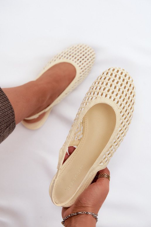 Pealistesandaalid Braidist Kollased Selviora