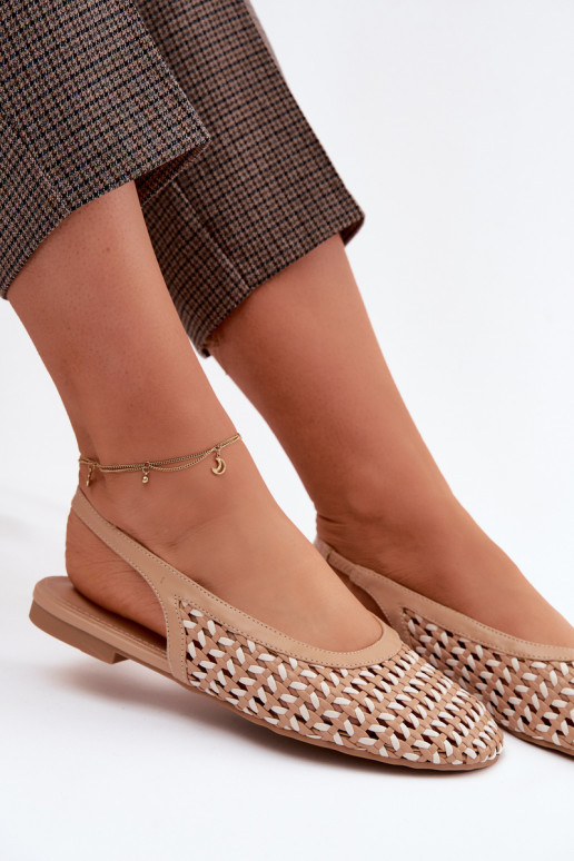 Pealistesandaalid Braidist pruunid värvi Selviora