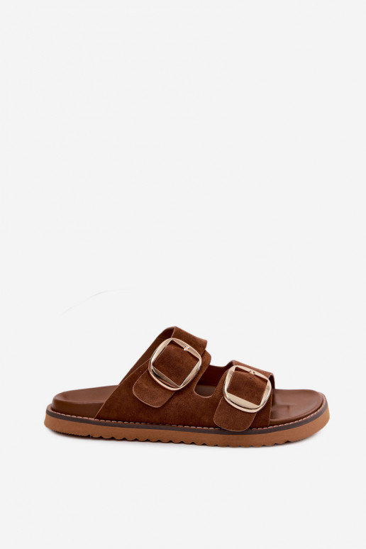 naiste plätudImitacji seemisnakhsedu Kuldset värvi pannaldega pruunid värvi Averia