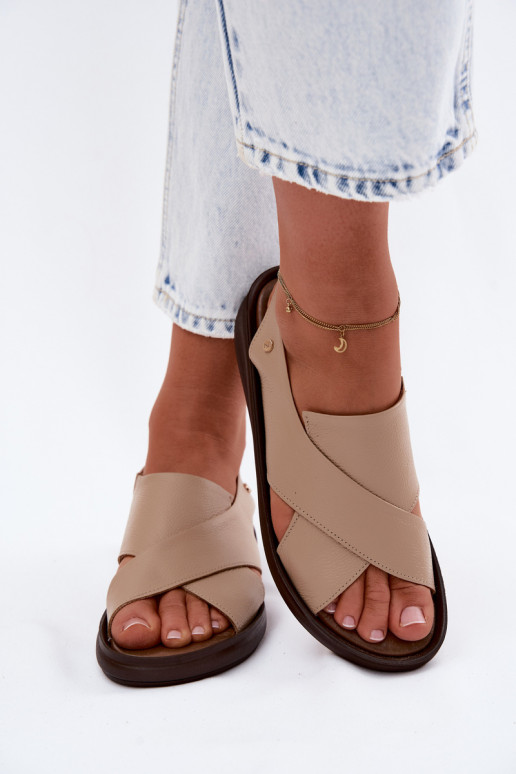 Zazoo 40392 Pealistesandaalid Pealiste omad Cappuccino