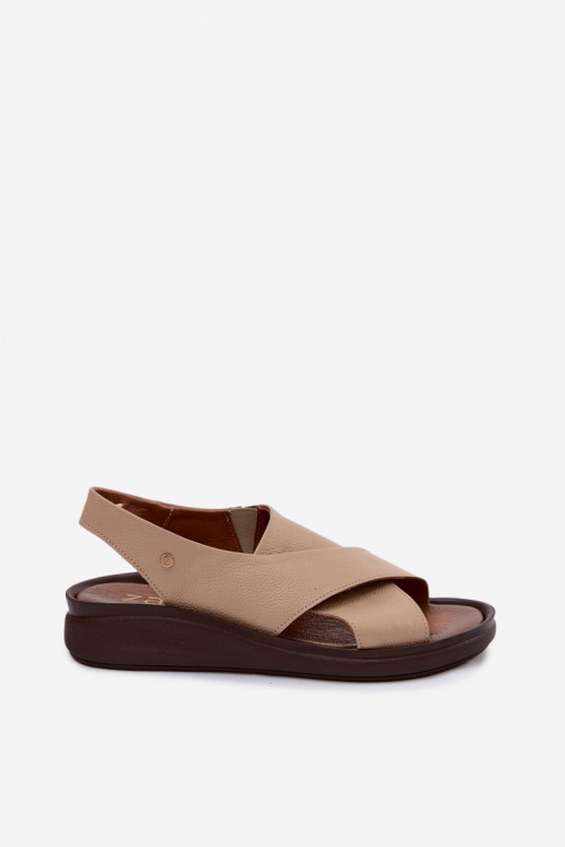 Zazoo 40392 naiste sandaled kapučīno värviga