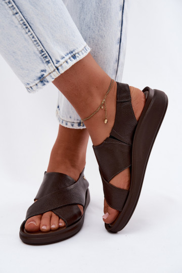 Zazoo 40392 Pealistesandaalid Pealiste omad Czekoladosissee 2