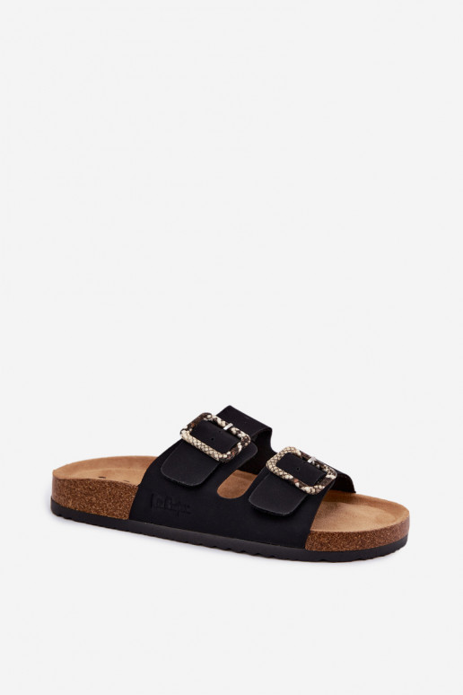 Naiste sussid klambritega Lee Cooper LCIN-26-35-4450L mustas värviga