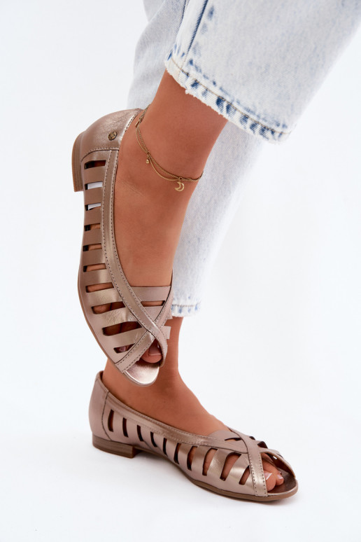 Pealhk Ažuursed baleriinad Sellel onciejka P7540-25 Kuldset värvi