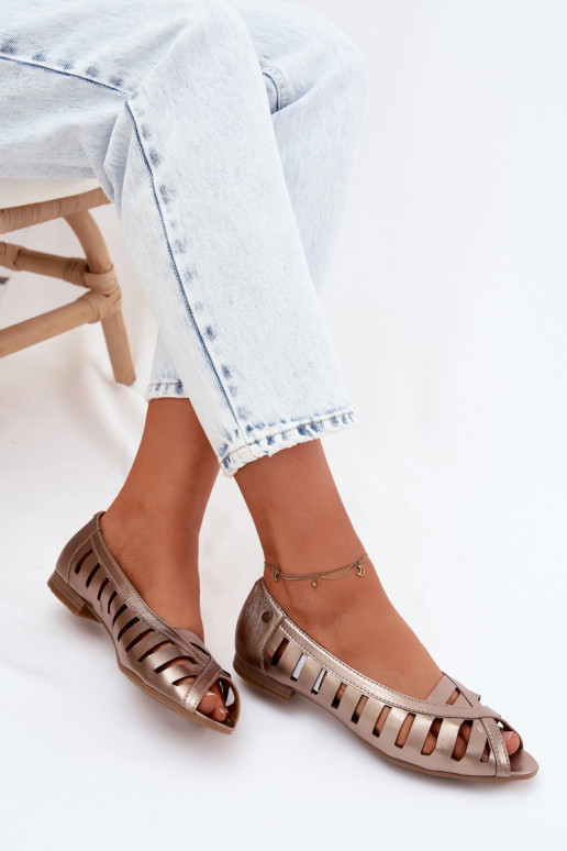 Pealhk Ažuursed baleriinad Sellel onciejka P7540-25 Kuldset värvi