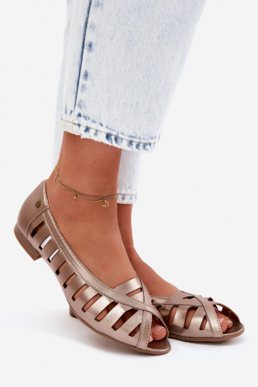 Pealhk Ažuursed baleriinad Sellel onciejka P7540-25 Kuldset värvi