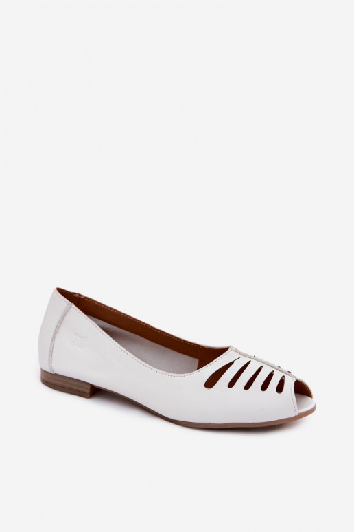 Ažuursed baleriinadPealturalnej Skóry Sellel onciejka P7541-11 valget värvi