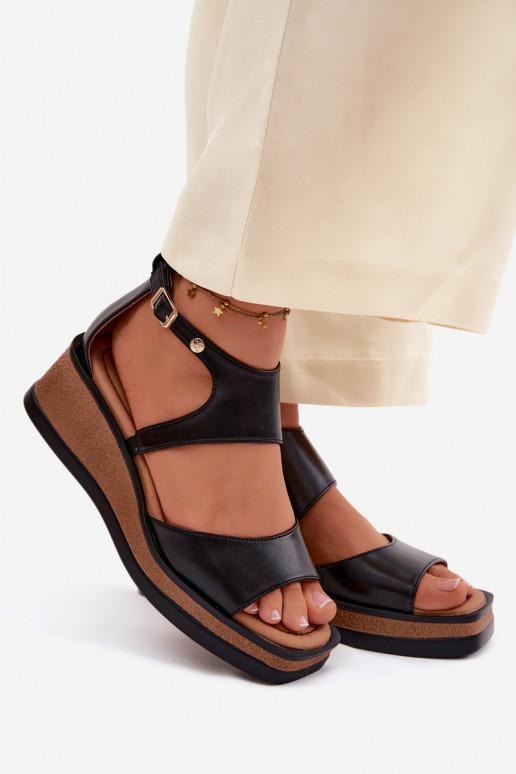 Pealhk Platvormiga sandaalid Sellel onciejka K7471-01 msuud