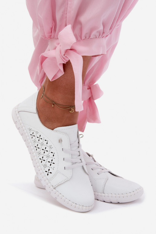 Ažuurne jalatsidPealturalnej Skóry valget värvi Flaria