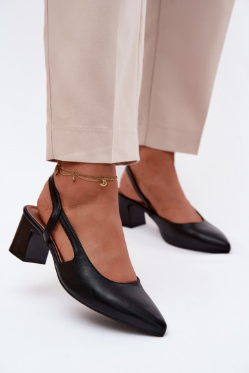 Pealistesandaalid kõrge jämeda kontsaga Sergio Leone SK472 msuud 2