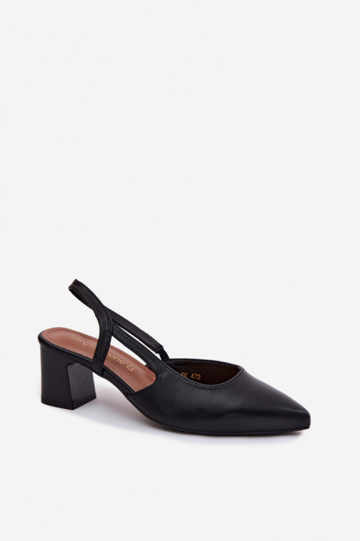 Pealistesandaalid kõrge jämeda kontsaga Sergio Leone SK472 msuud