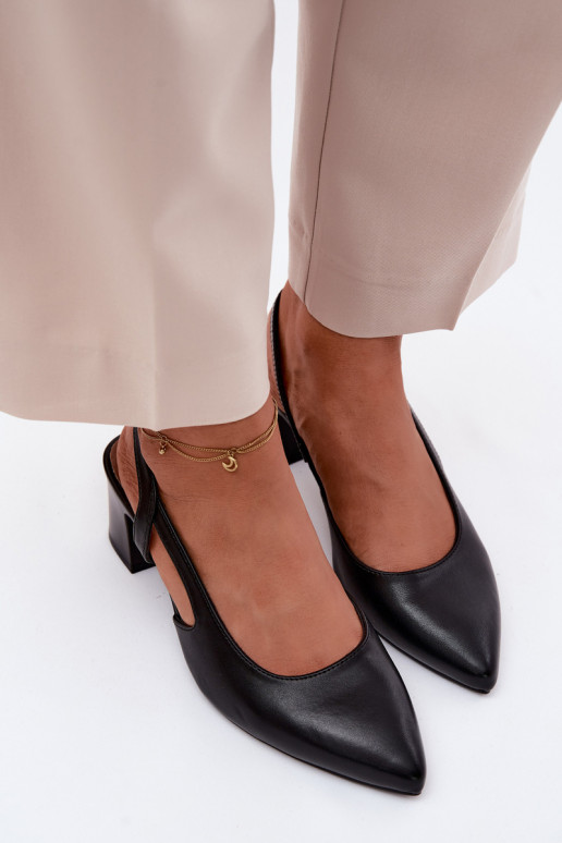 Pealistesandaalid kõrge jämeda kontsaga Sergio Leone SK472 msuud