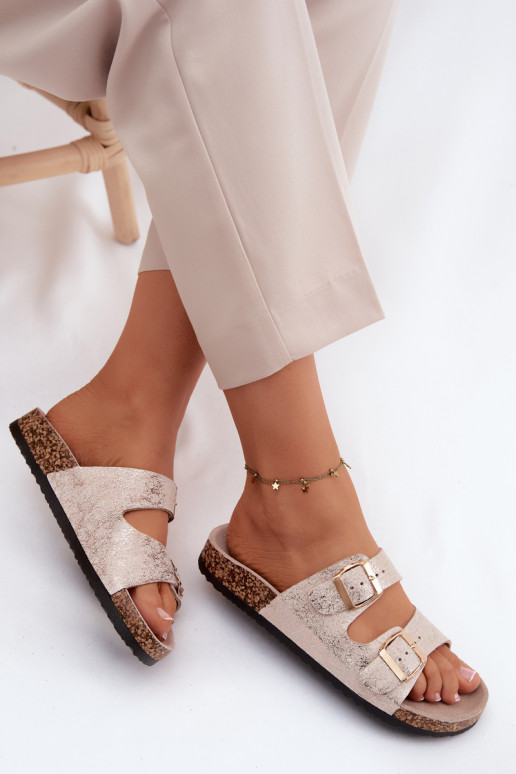 naiste plätud neetide ja pandlaga Kuldset värvi Dobby