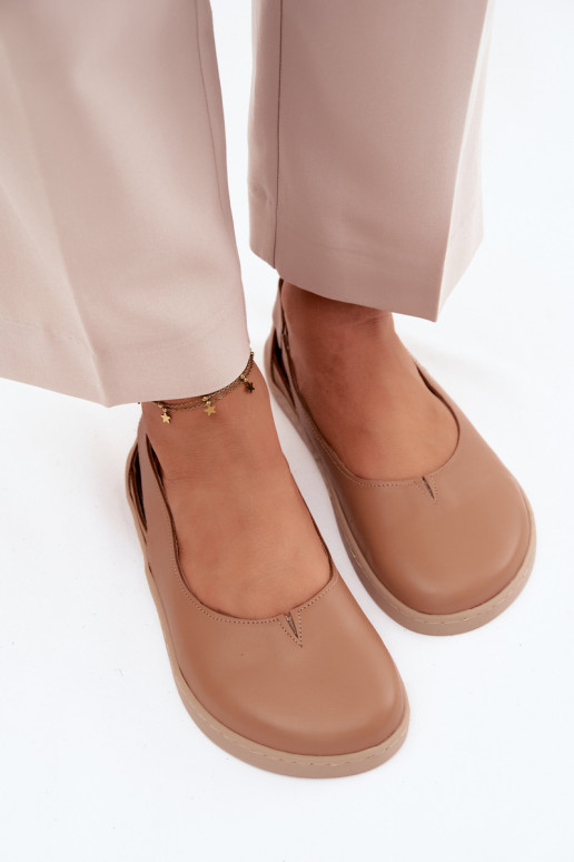 Barefoot ballerinad Zazoo 10217 kaputsiinivärvuses
